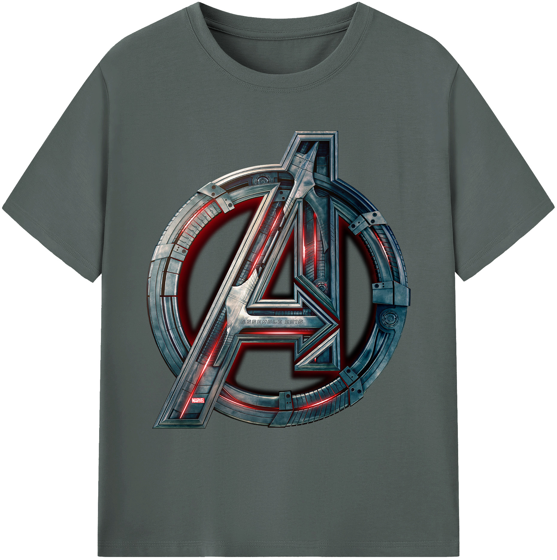 （画像用） アベンジャーズ The Avengers 綿100％ メンズ半袖Tシャツ｜肌触りやわらか＆通気性